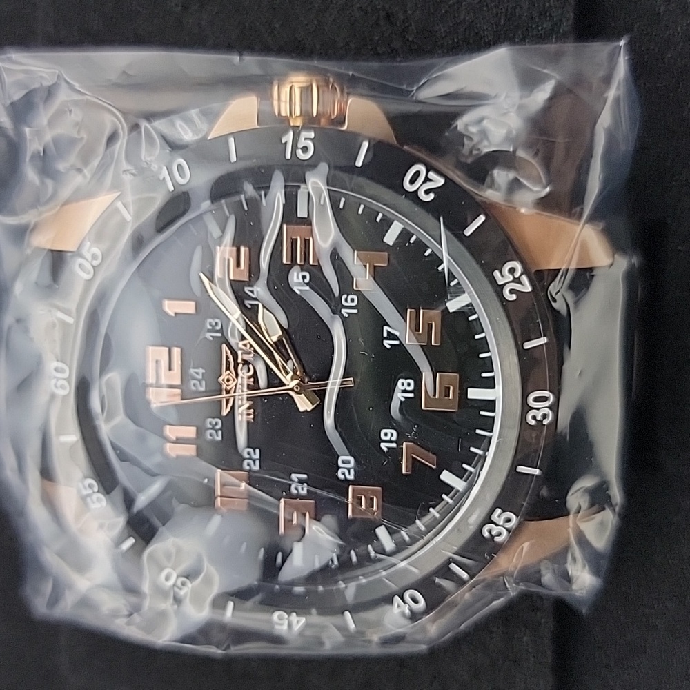 Brand New 4000 Invicta Pro Diver Stratus Black Mens 45mm Rose Gold Accent Watch - Picture 2 of 9